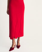 Milo Dress in Red Virgin Wool