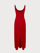 Milo Dress in Red Virgin Wool