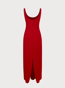 Milo Dress in Red Virgin Wool