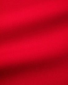 Milo Dress in Red Virgin Wool - fabric texture close-up