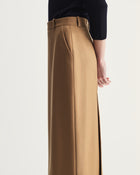 Nadia Skirt in Camel Merino Wool