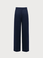 Navy blue pants on a white background