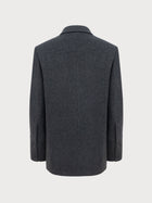 Olivia Blazer in Grey Virgin Wool