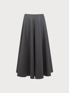Paulina Skirt in Grey Virgin Wool