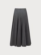 Paulina Skirt in Grey Virgin Wool