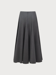 Paulina Skirt in Grey Virgin Wool