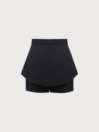 Black Skort on a light gray background