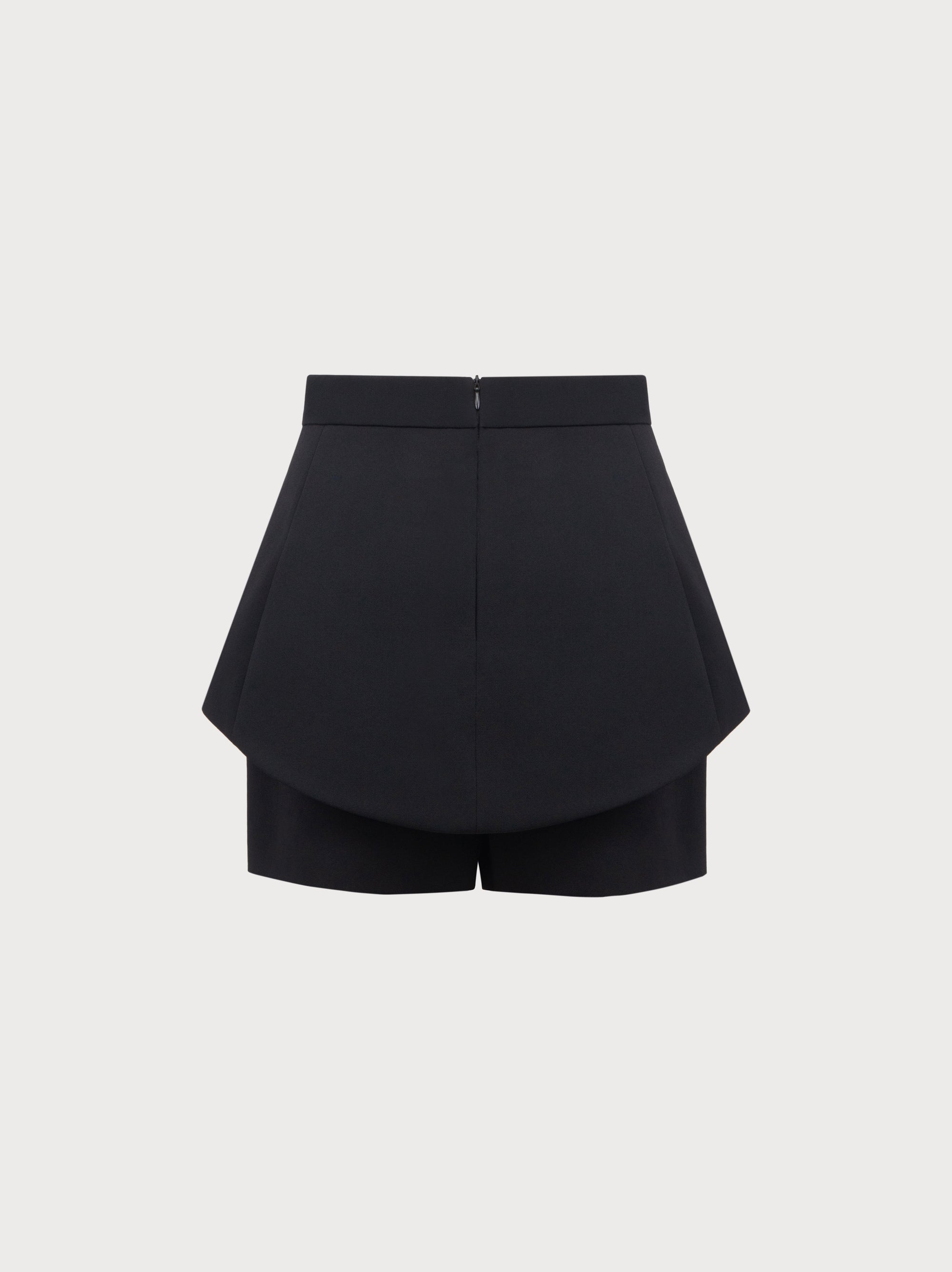 Black Skort on a light gray background