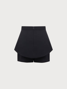 Black Skort on a light gray background