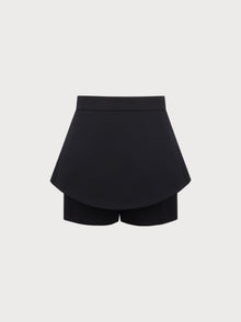 Black Skort on a light gray background