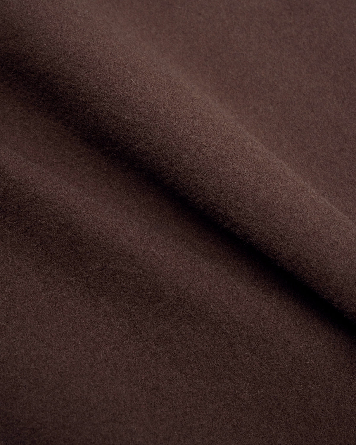 Remi Vest in Brown Virgin Wool - fabric texture close-up