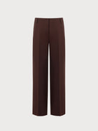 Serena Trousers in Brown Virgin Wool