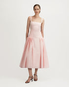 Sienna Dress in Pink Viscose