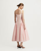 Sienna Dress in Pink Viscose