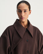 Silvia Jacket in Brown Virgin Wool