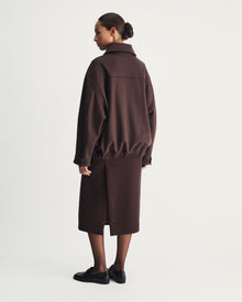 Silvia Jacket in Brown Virgin Wool