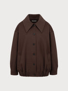 Silvia Jacket in Brown Virgin Wool