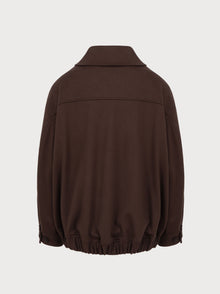 Silvia Jacket in Brown Virgin Wool
