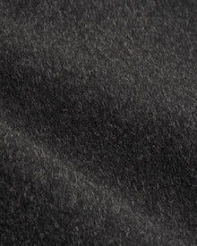 Silvia Jacket in Grey Virgin Wool - fabric texture close-up