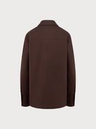 Brown jacket on a light gray background