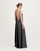 Vera Dress in Grey Wool