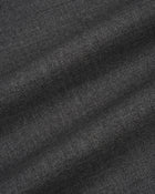 Vera Dress in Grey Wool - fabric texture close-up