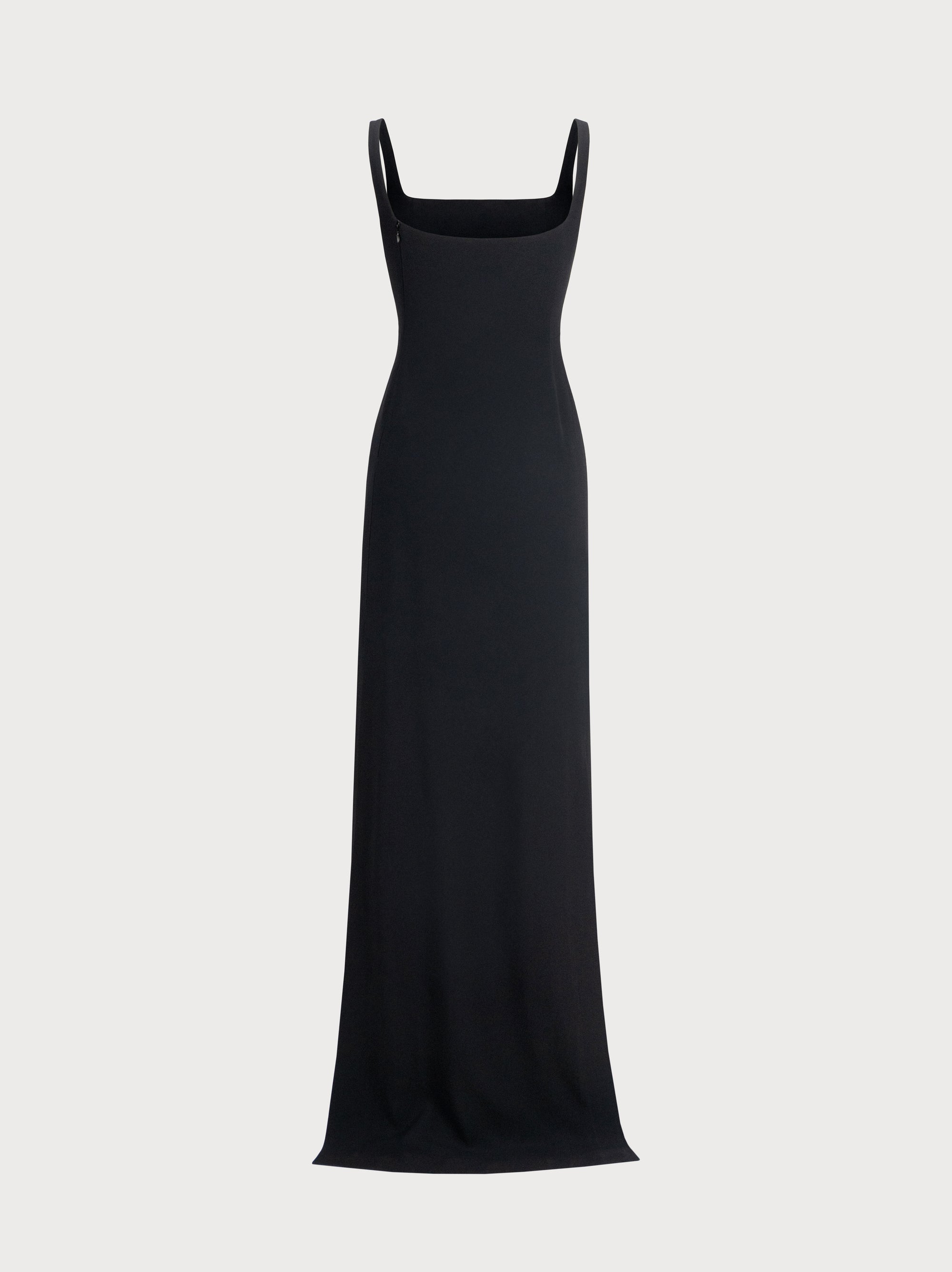 Wanda Dress in Black Crepe