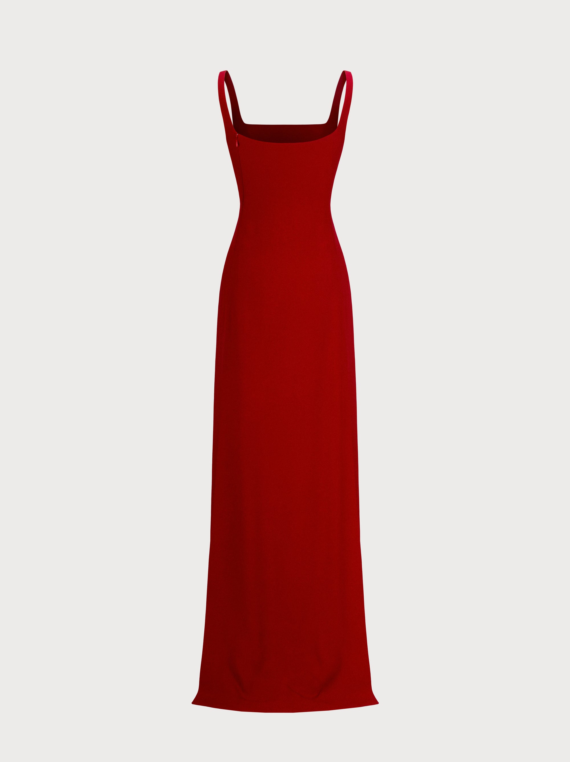 Wanda Dress in Red Crepe