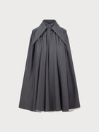 Gray dress on a light gray background