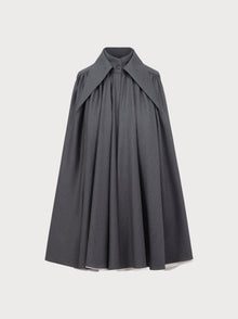 Gray dress on a light gray background