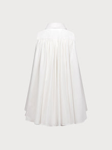 White dress on a white background